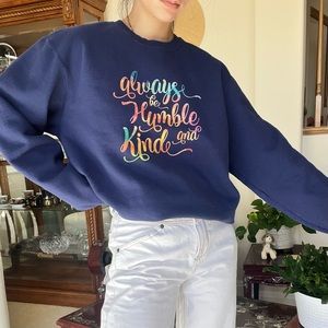 Blue Crewneck Sweatshirt
